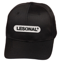 Lesonal  Black Cotton Twill Cap